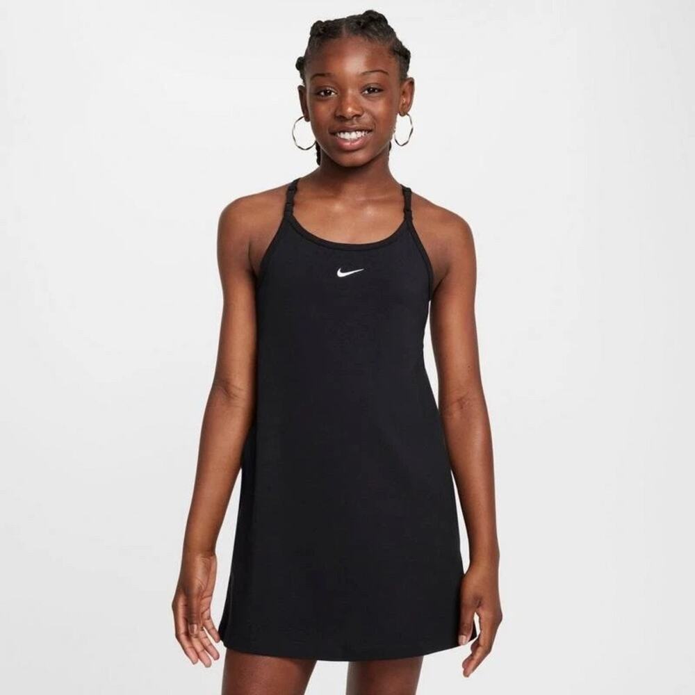 NEW Nike Logo Dress sz L Black Nike Activewear Dress